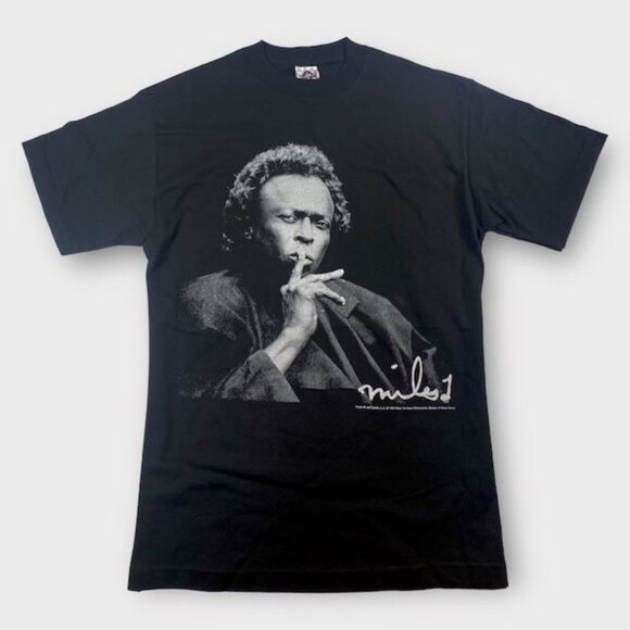 NWOT Miles Davis Photo Tee Shirt Black, Size XXL - Picture 1 of 2
